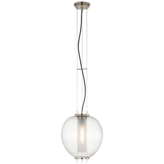 Taro LED Lantern in Antique Nickel (268|RB 5097AN-CG)