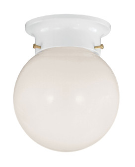 Flush Mount One Light Flush Mount in White (51|6-904-5-WHT)