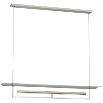 Tristan LED Linear Chandelier in Polished Nickel (268|IKF 5140PN)