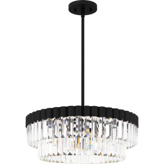 Quoizel Pendant Four Light Pendant in Matte Black (10|QP6742MBK)