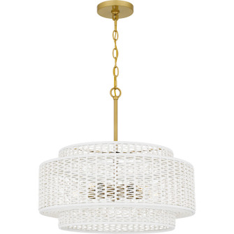 Quoizel Pendant Five Light Pendant in Brushed Gold (10|QP6161BRG)