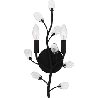 Heiress Two Light Wall Sconce in Matte Black (10|HEI8709MBK)