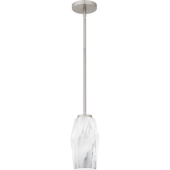Fogel One Light Mini Pendant in Brushed Nickel (10|FOG1505BN)