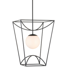 Rochefort One Light Lantern in Black/White (142|9500-0012)