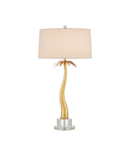 Two Light Table Lamp in Contemporary Gold Leaf/Clear (142|6000-0961)