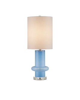One Light Table Lamp in Blue/Clear/Polished Nickel (142|6000-0935)
