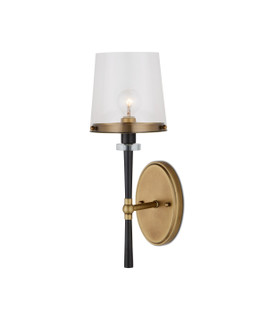 Lyndall Wall Sconce One Light Wall Sconce in Antique Brass/Oil Rubbed Bronze/Clear (142|5000-0254)