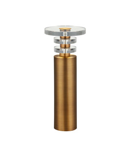 Shani Drinks Table in Antique Brass/Clear (142|4000-0188)