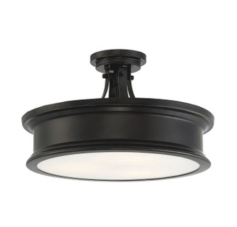 Watkins Three Light Semi-Flush Mount in Classic Bronze (51|6-134-3-44)