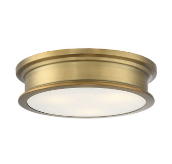 Watkins Three Light Flush Mount in Warm Brass (51|6-133-16-322)