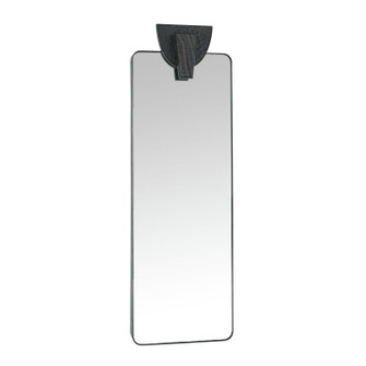 Copperhead Floor Mirror in Blackened Iron/Plain/Ebony/Black (314|WMI37)