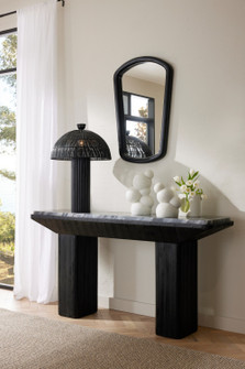 Como One Light Table Lamp in Black/Matte Black/Antique Brass (314|PTS15)