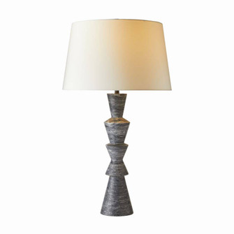 Chloe One Light Table Lamp in Galaxy/Bronze/Off-White/Off-White (314|PTC45-SH046)