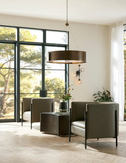 Escondido Lounge Chair in Dove/Bronze (314|FRI12)