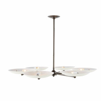 Griffith Six Light Chandelier in Bone/English Bronze (314|DLC27)