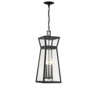 Millford Three Light Outdoor Hanging Lantern in Matte Black (51|5-638-BK)