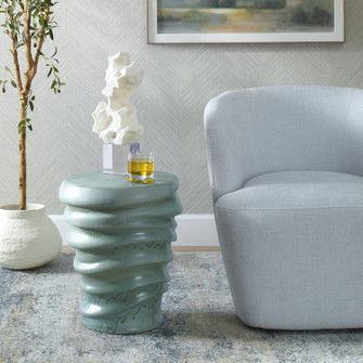 Skye Stool in Light Aqua Glaze (52|24869)