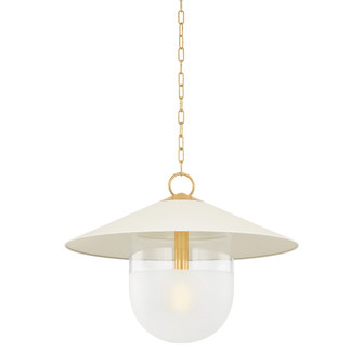 Ressi One Light Pendant in Aged Brass (428|H926701L-AGB/SCR)