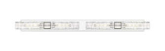 Downtown Urban Four Light Bath Vanity in Polished Chrome (405|617L-4W-PC-G617-11DE)