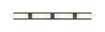 Downtown Urban Four Light Bath Vanity in Oil Rubbed Bronze (405|617L-4W-OB-G617-11SWH)