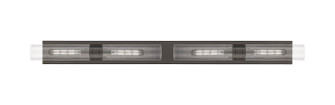 Downtown Urban Four Light Bath Vanity in Oil Rubbed Bronze (405|617L-4W-OB-G617-11SDY)