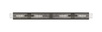 Downtown Urban Four Light Bath Vanity in Oil Rubbed Bronze (405|617L-4W-OB-G617-11DE)