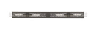 Downtown Urban Four Light Bath Vanity in Oil Rubbed Bronze (405|617L-4W-OB-G617-11DE)