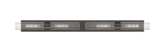 Downtown Urban Four Light Bath Vanity in Oil Rubbed Bronze (405|617L-4W-OB-G617-11SCL)