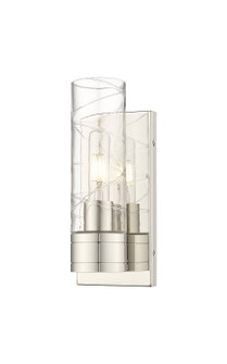 Downtown Urban One Light Wall Sconce in Polished Nickel (405|617-1W-PN-G617-8DE)