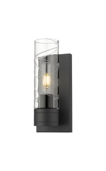 Downtown Urban One Light Wall Sconce in Matte Black (405|617-1W-BK-G617-8DE)