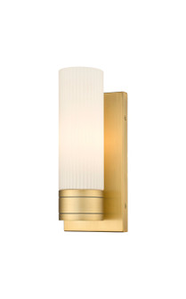 Downtown Urban One Light Wall Sconce in Brushed Brass (405|617-1W-BB-G617-8SWH)