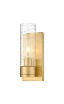 Downtown Urban One Light Wall Sconce in Brushed Brass (405|617-1W-BB-G617-8DE)