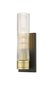 Downtown Urban One Light Wall Sconce in Black Antique Brass (405|617-1W-BAB-G617-11SCL)
