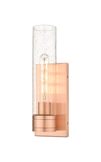 Downtown Urban One Light Wall Sconce in Antique Copper (405|617-1W-AC-G617-11SDY)