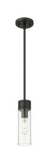 Downtown Urban One Light Mini Pendant in Matte Black (405|617-1S-BK-G617-8CL)