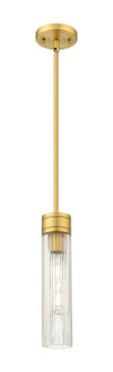 Downtown Urban One Light Mini Pendant in Brushed Brass (405|617-1S-BB-G617-11SCL)