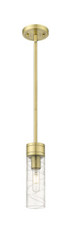 Downtown Urban One Light Mini Pendant in Antique Brass (405|617-1S-AB-G617-8DE)