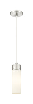 Downtown Urban One Light Mini Pendant in Satin Nickel (405|617-1P-SN-G617-8SWH)