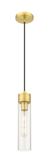 Downtown Urban One Light Mini Pendant in Satin Gold (405|617-1P-SG-G617-11CL)