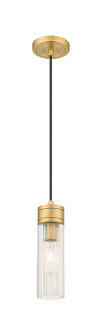 Downtown Urban One Light Mini Pendant in Brushed Brass (405|617-1P-BB-G617-8SCL)