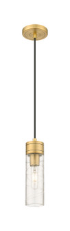 Downtown Urban One Light Mini Pendant in Brushed Brass (405|617-1P-BB-G617-8DE)