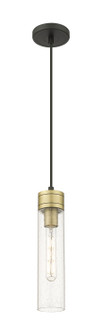 Downtown Urban One Light Mini Pendant in Black Antique Brass (405|617-1P-BAB-G617-11SDY)