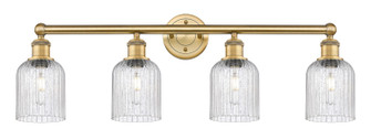 Edison Four Light Bath Vanity in Brushed Brass (405|616-4W-BB-G559-5SDY)