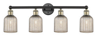 Edison Four Light Bath Vanity in Black Antique Brass (405|616-4W-BAB-G559-5ME)