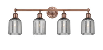 Edison Four Light Bath Vanity in Antique Copper (405|616-4W-AC-G559-5SM)