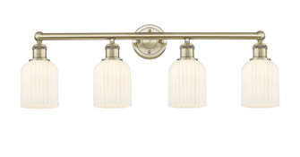 Edison Four Light Bath Vanity in Antique Brass (405|616-4W-AB-G559-5GWH)