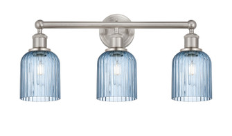 Edison Three Light Bath Vanity in Brushed Satin Nickel (405|616-3W-SN-G559-5BL)