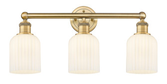 Edison Three Light Bath Vanity in Brushed Brass (405|616-3W-BB-G559-5GWH)