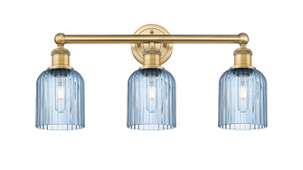 Edison Three Light Bath Vanity in Brushed Brass (405|616-3W-BB-G559-5BL)