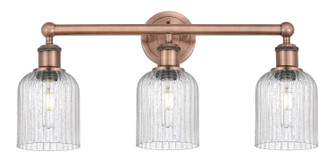Edison Three Light Bath Vanity in Antique Copper (405|616-3W-AC-G559-5SDY)